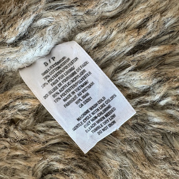 Aeropostale Y2K Vintage Burgundy Zip Up Hoodie Jacket Faux Fur Lining Size Small - Picture 15 of 15